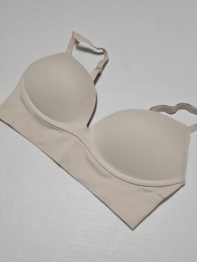Tommy John Light Tan Seamless Push Up Bra Size M/M